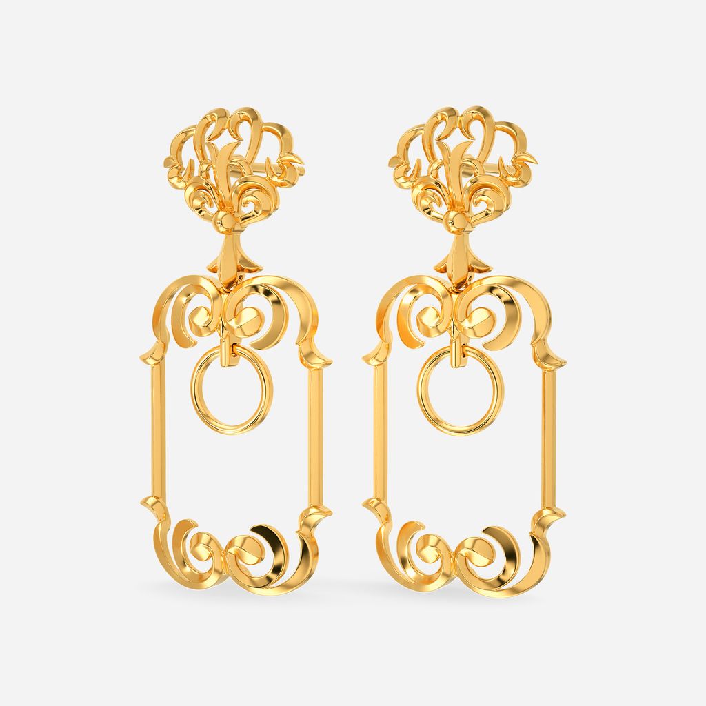 Moonlight Escape Gold Earrings