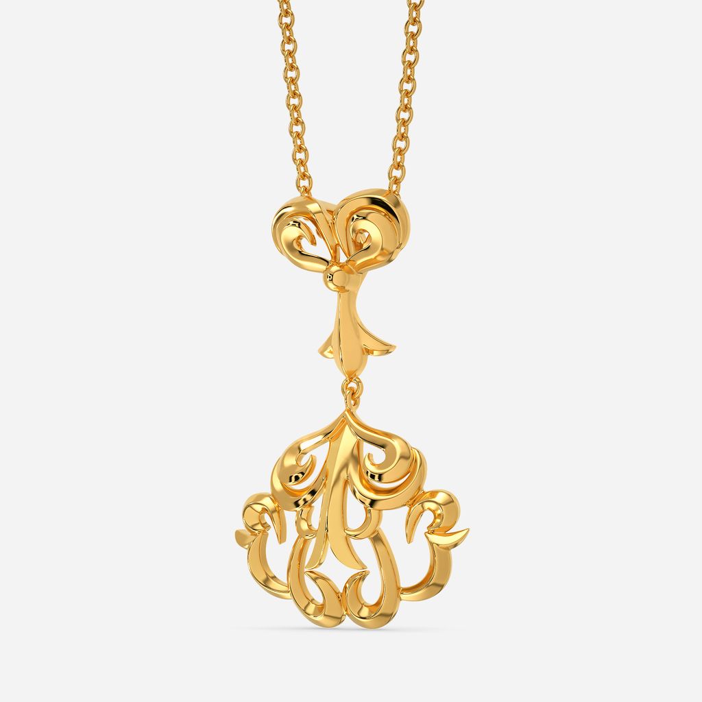 Moonlight Escape Gold Pendants