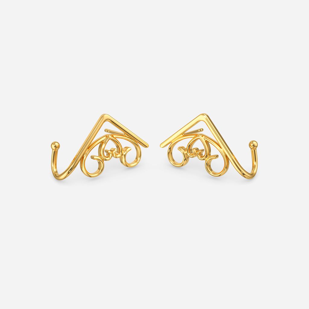 Moonlight Escape Gold Earrings