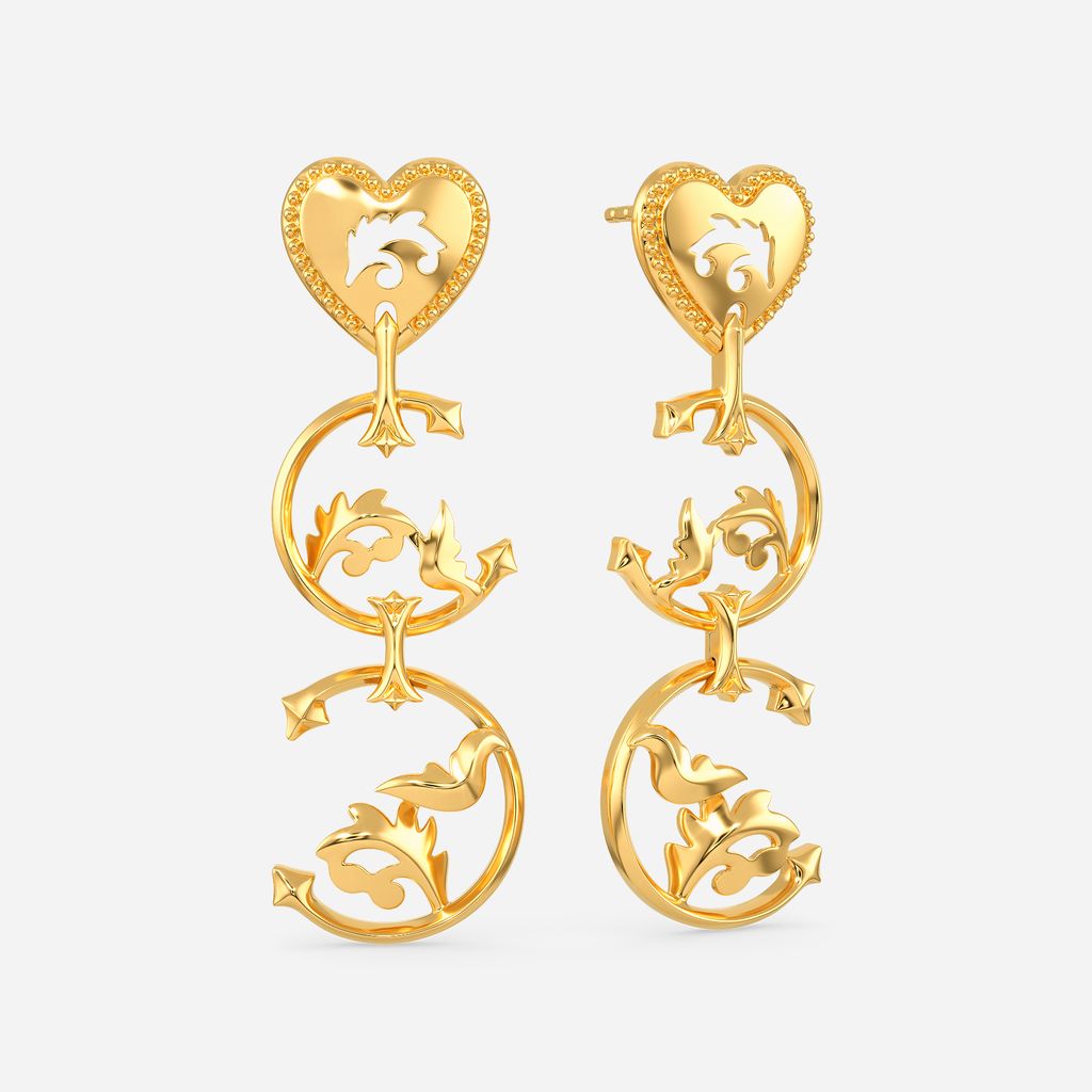 A Dream Come True Gold Earrings