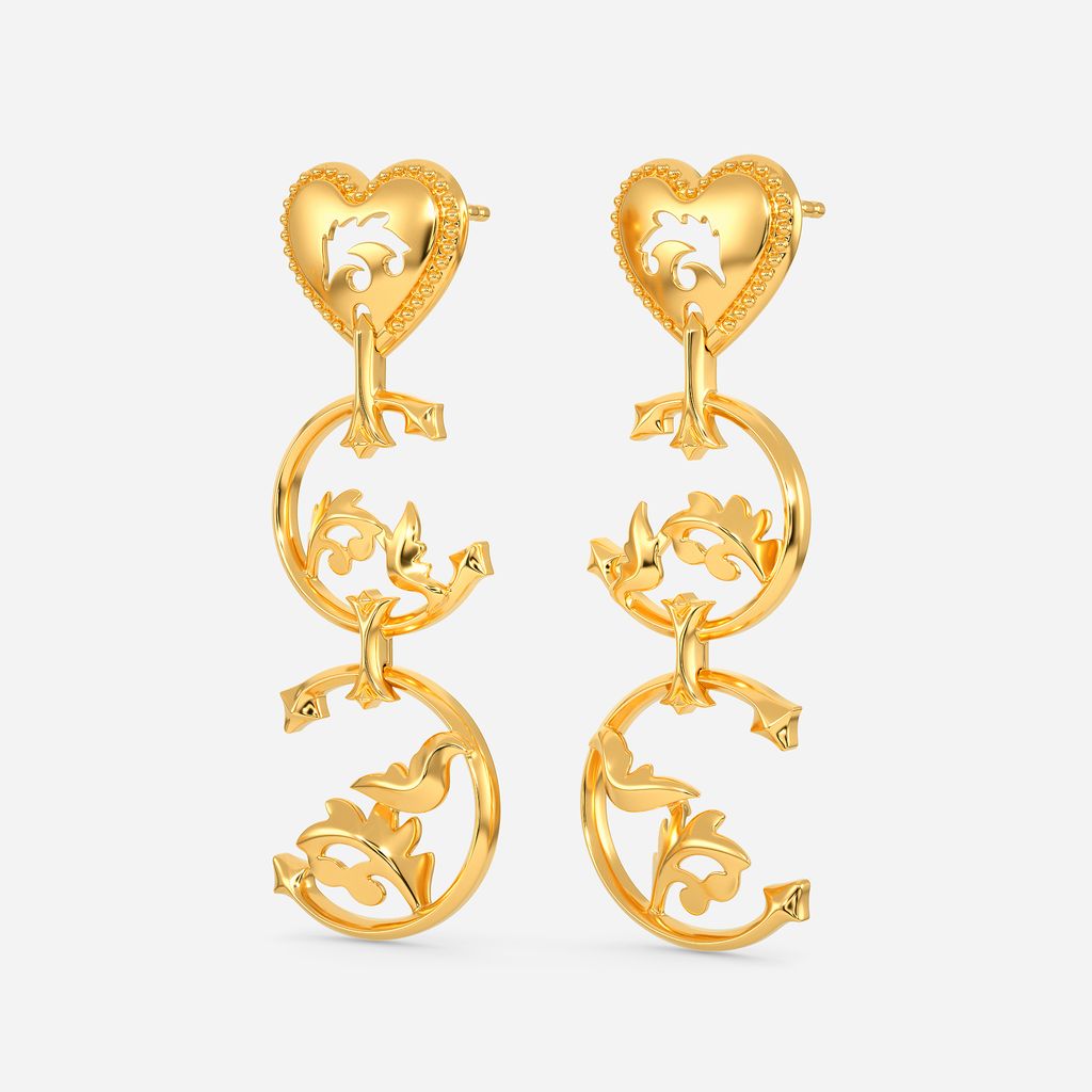 A Dream Come True Gold Earrings
