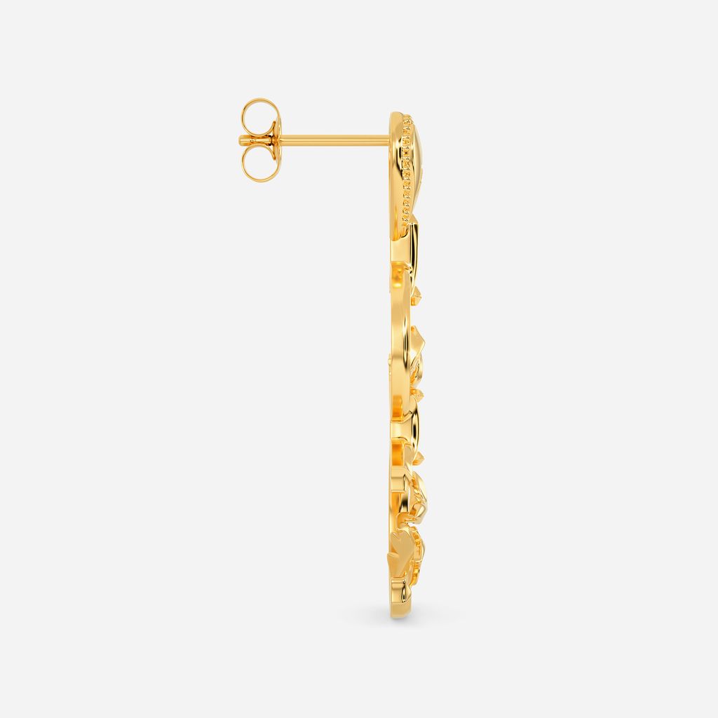 A Dream Come True Gold Earrings