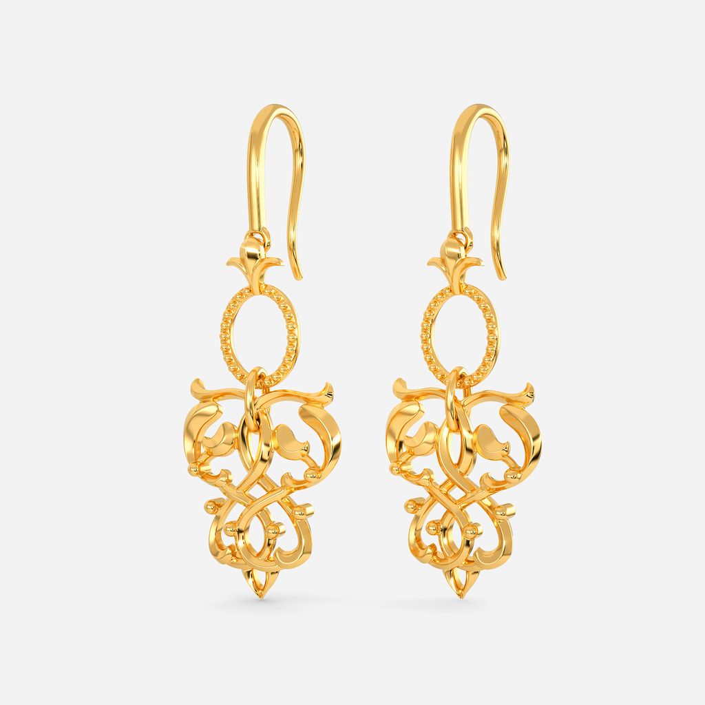 Princess Charming Gold Earrings