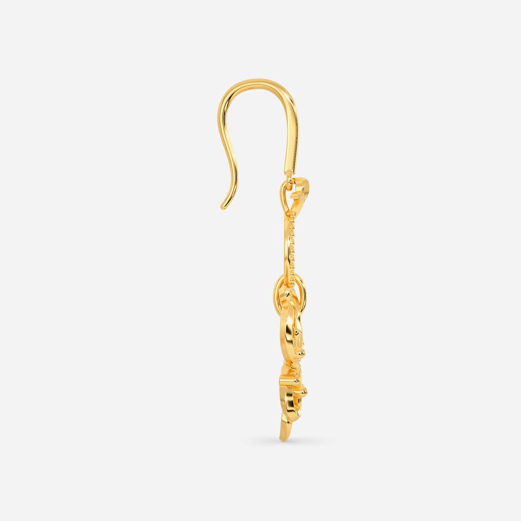 Princess Charming Gold Earrings