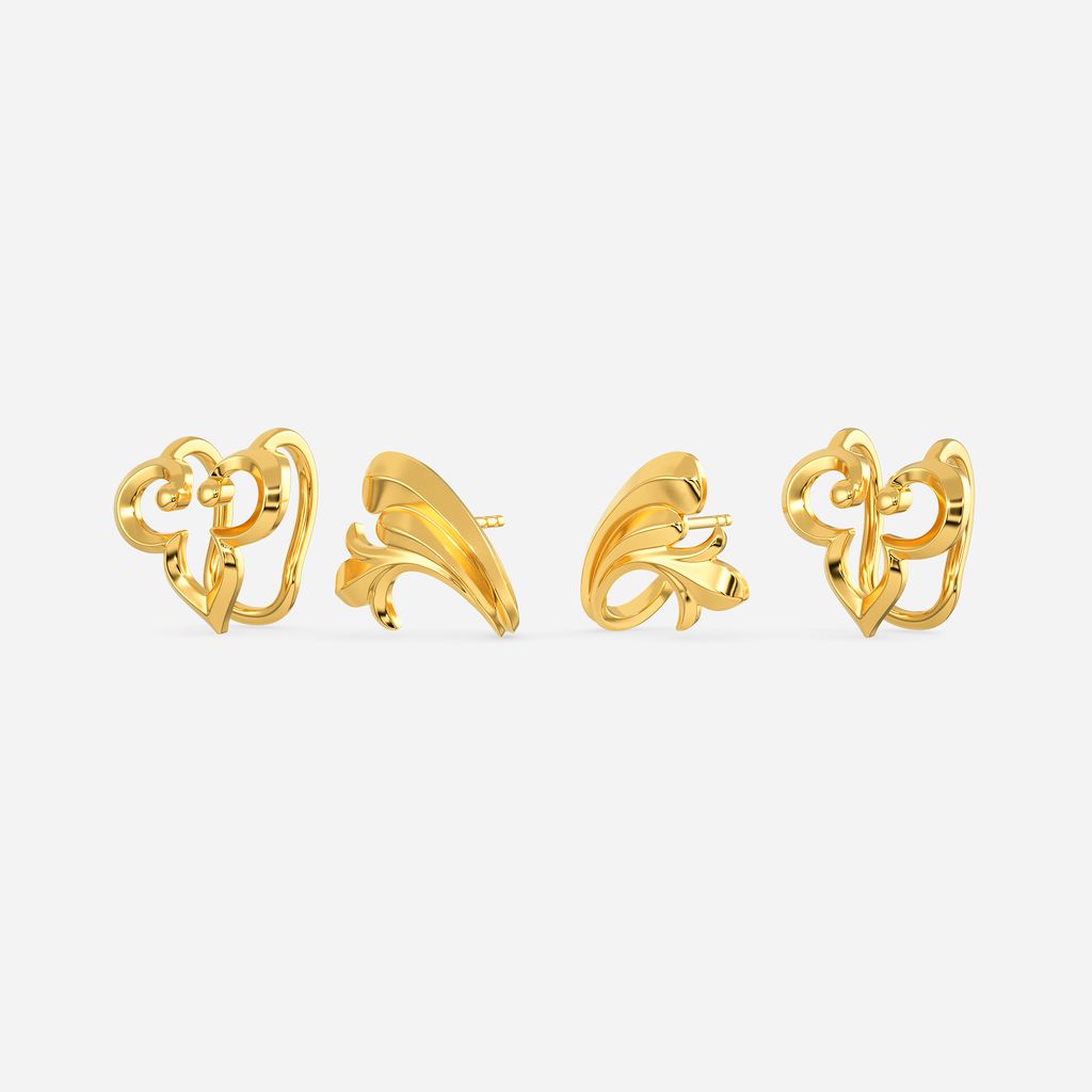 Princess Charming Gold Earrings