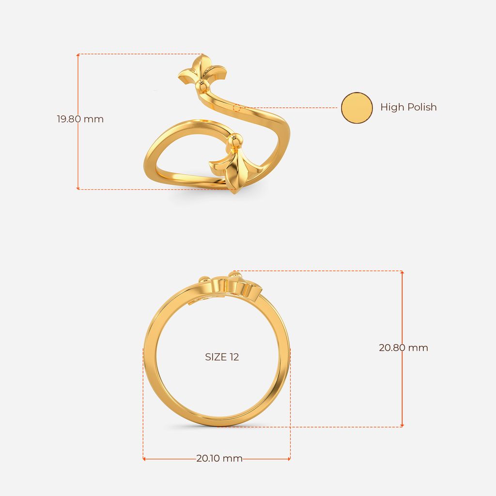 Crowning Glory Gold Rings image