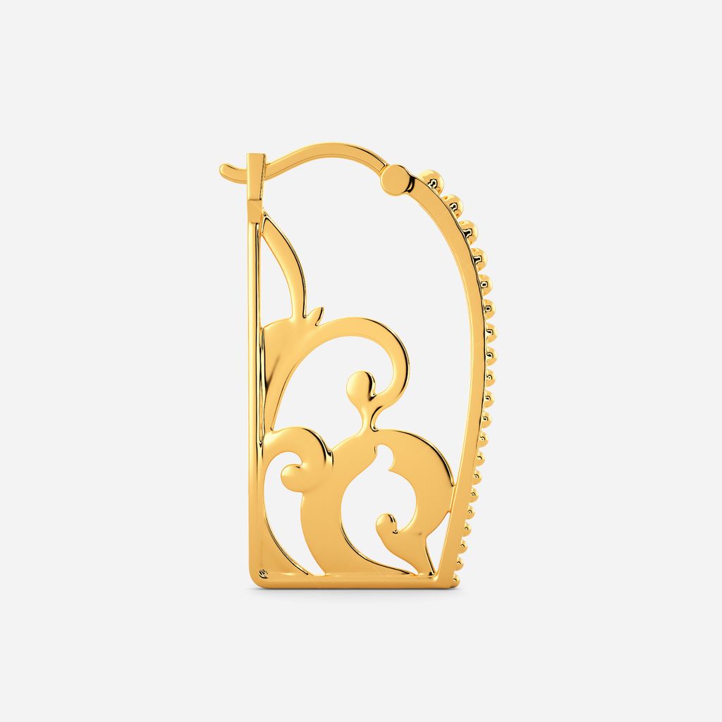 Down the Rabbit Hole Gold Earrings