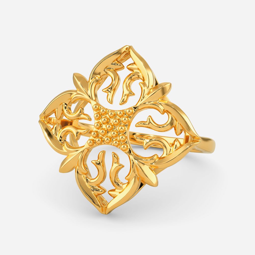 Magic Crystal Gold Rings alternate view 2