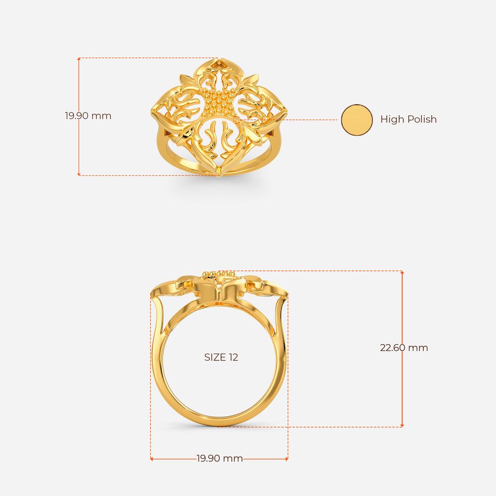 Magic Crystal Gold Rings image