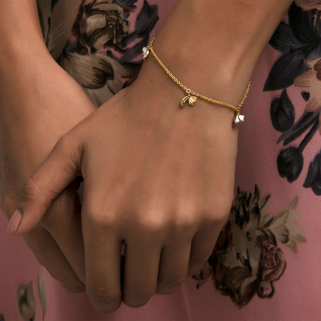 La Flor Gold Bracelets
