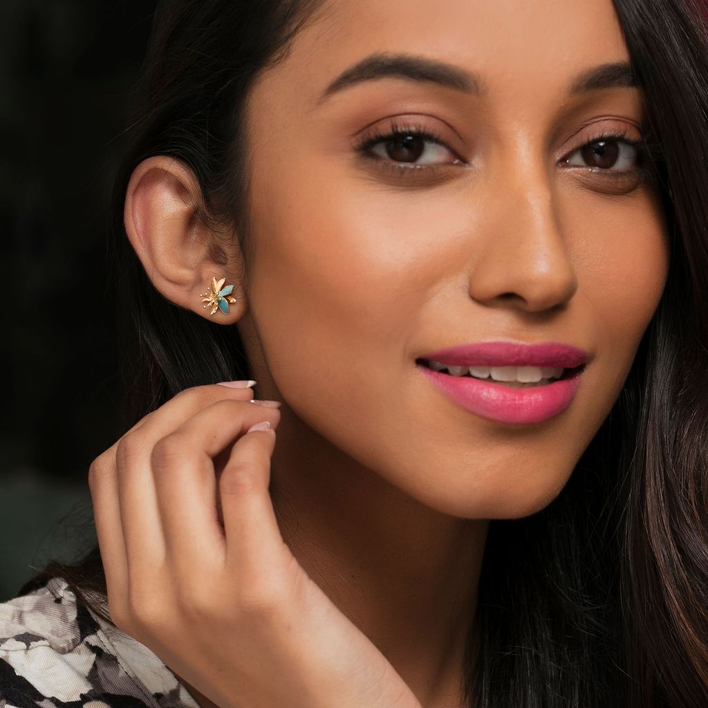 Bertyl Bloom Gold Earrings