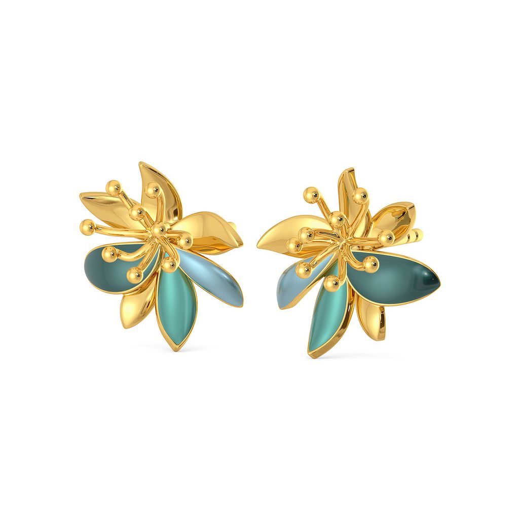 Bertyl Bloom Gold Earrings