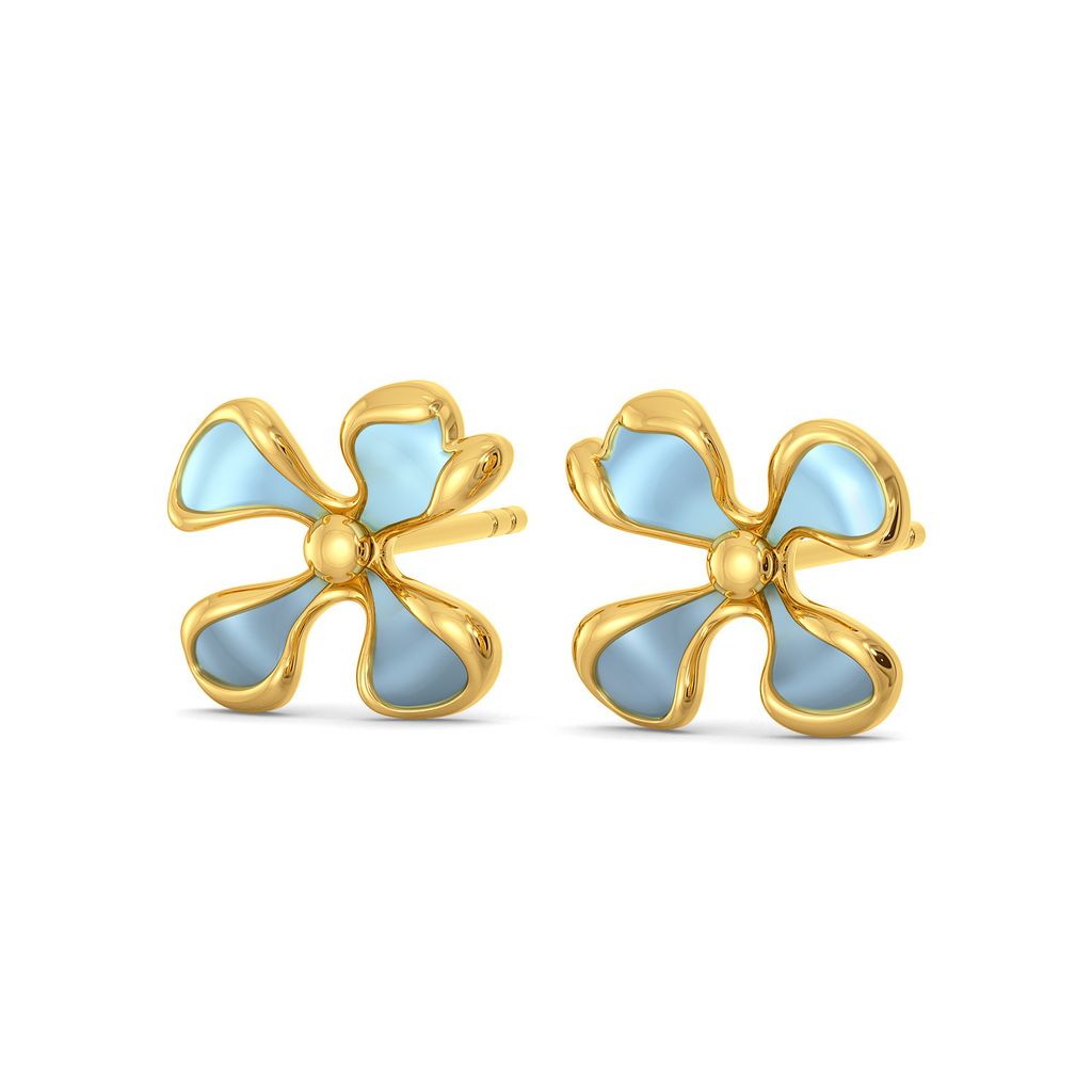 Flor Bonica Gold Earrings