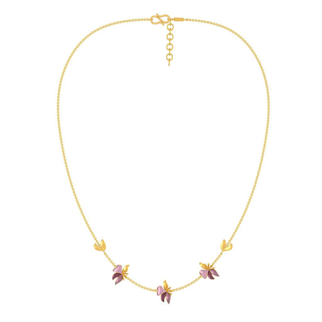Boutonniere Gold Necklaces