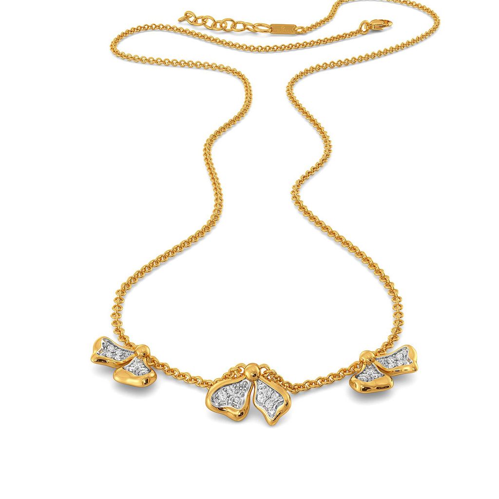 Triple Twins Diamond Necklaces