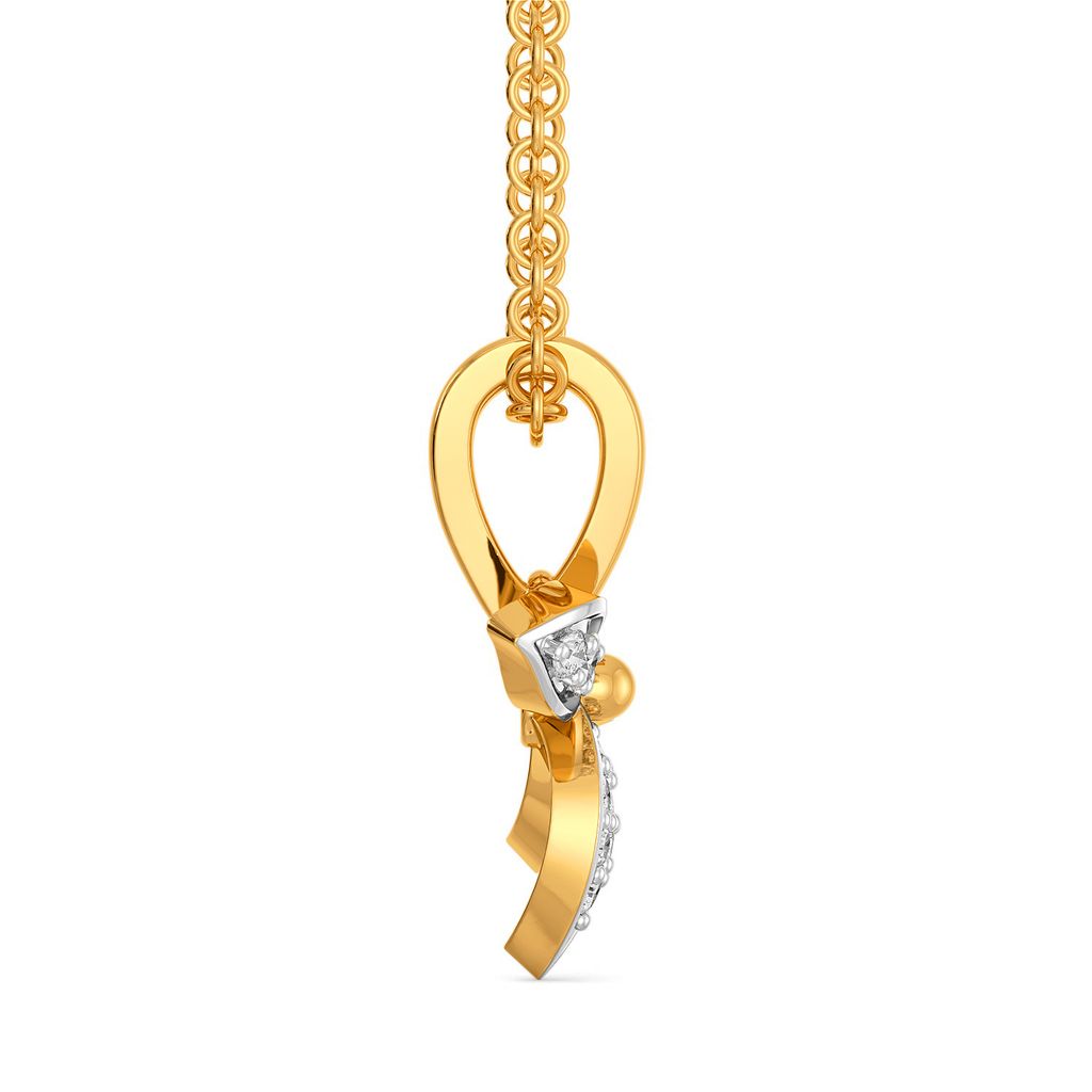 Half Blooms Diamond Pendants