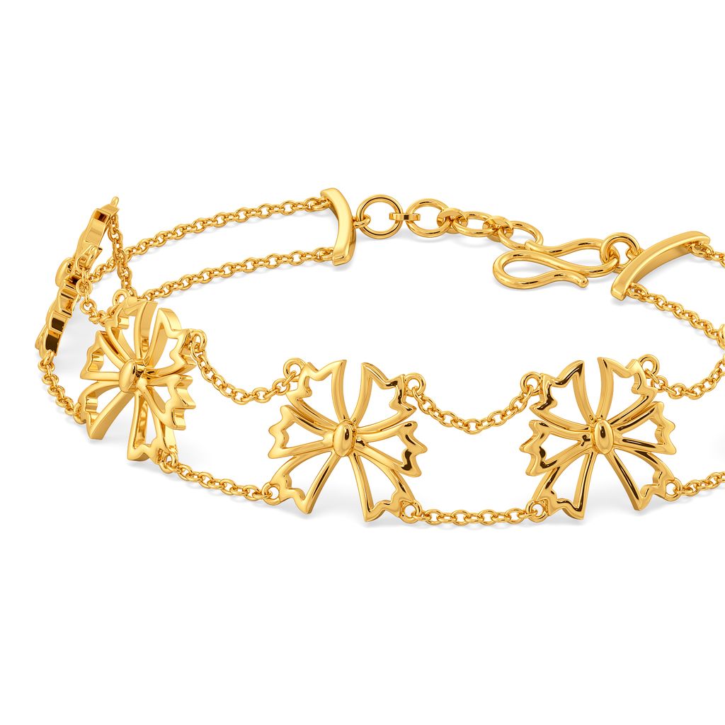 Blossom Bash Gold Bracelets