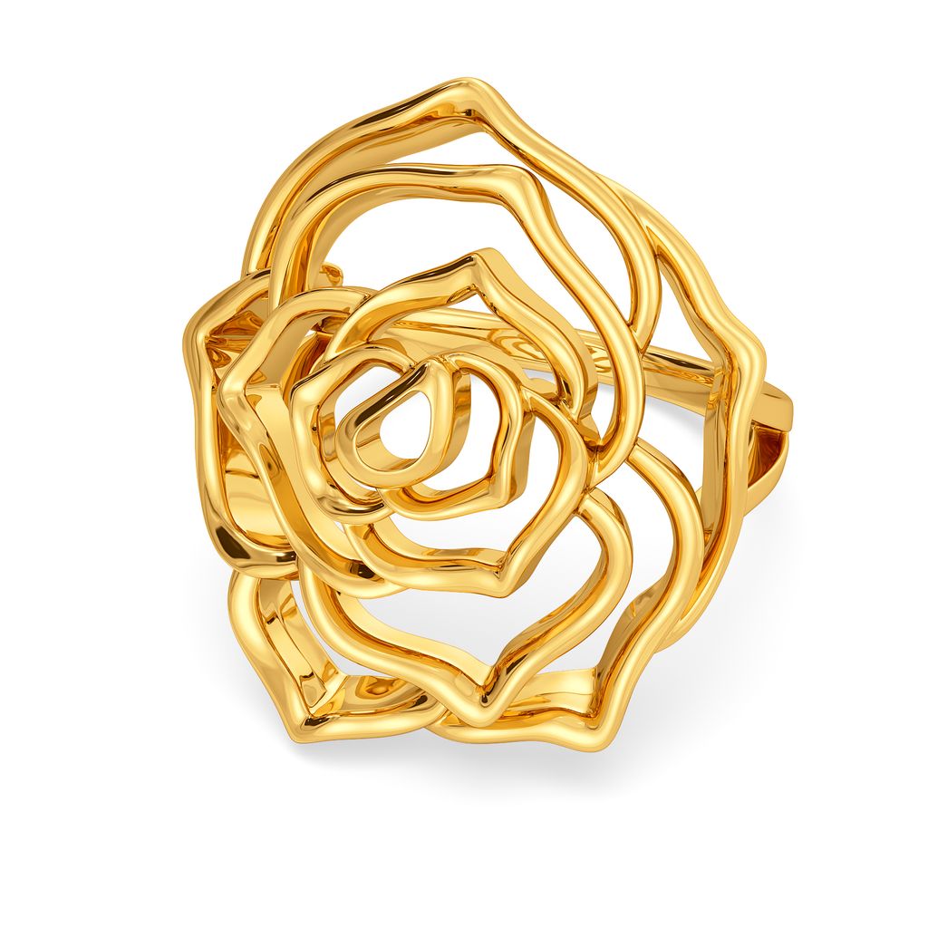 Rosy Radiance Gold Rings alternate view 3