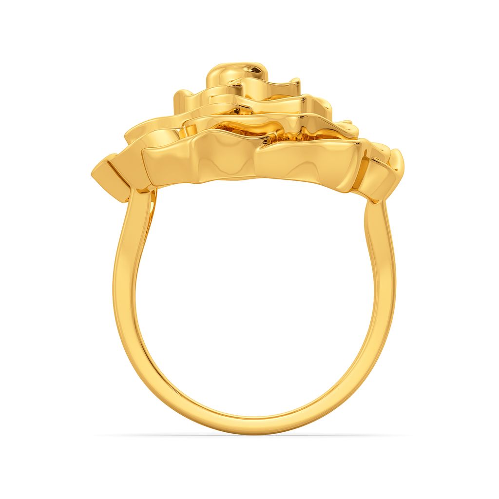 Rosy Radiance Gold Rings image