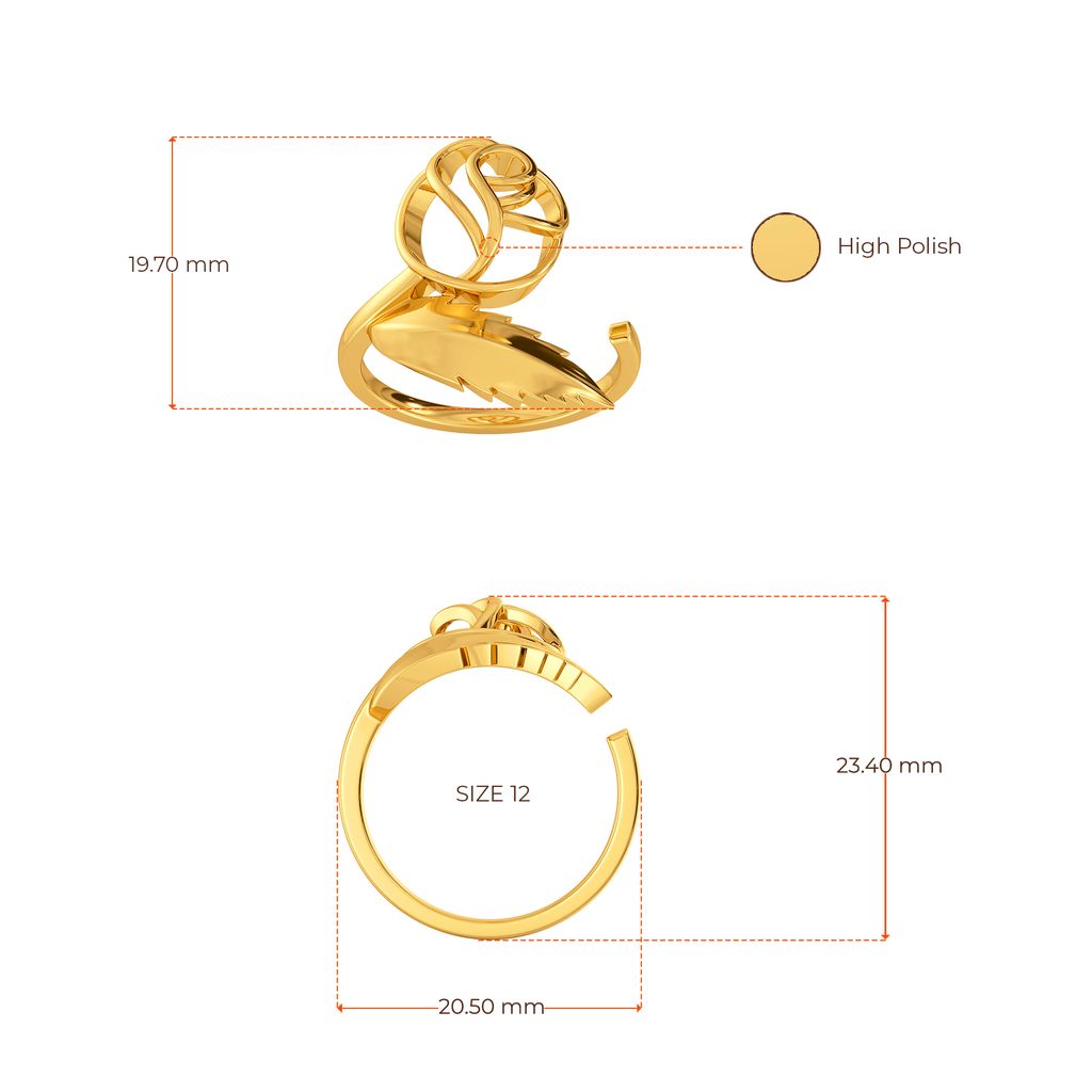 Rose All Over Gold Rings image
