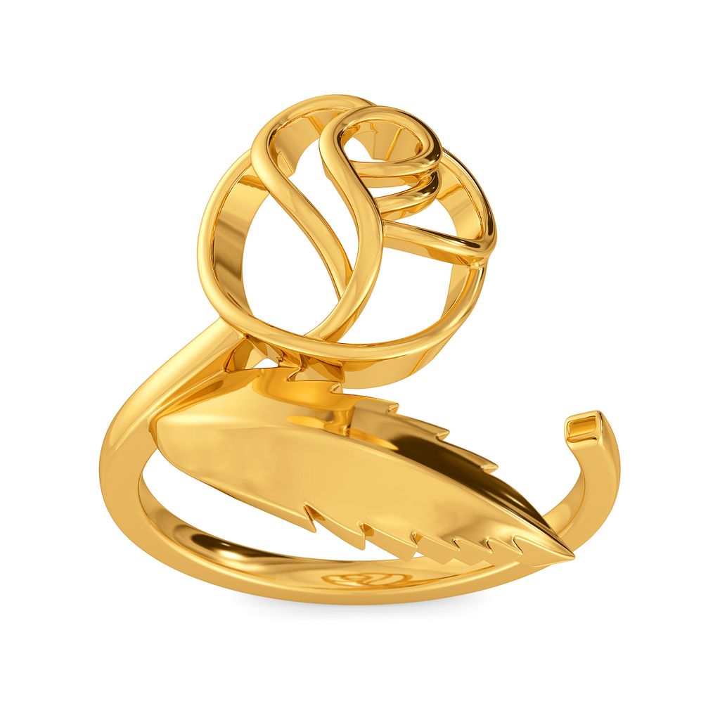 Rose All Over Gold Rings alternate view 2