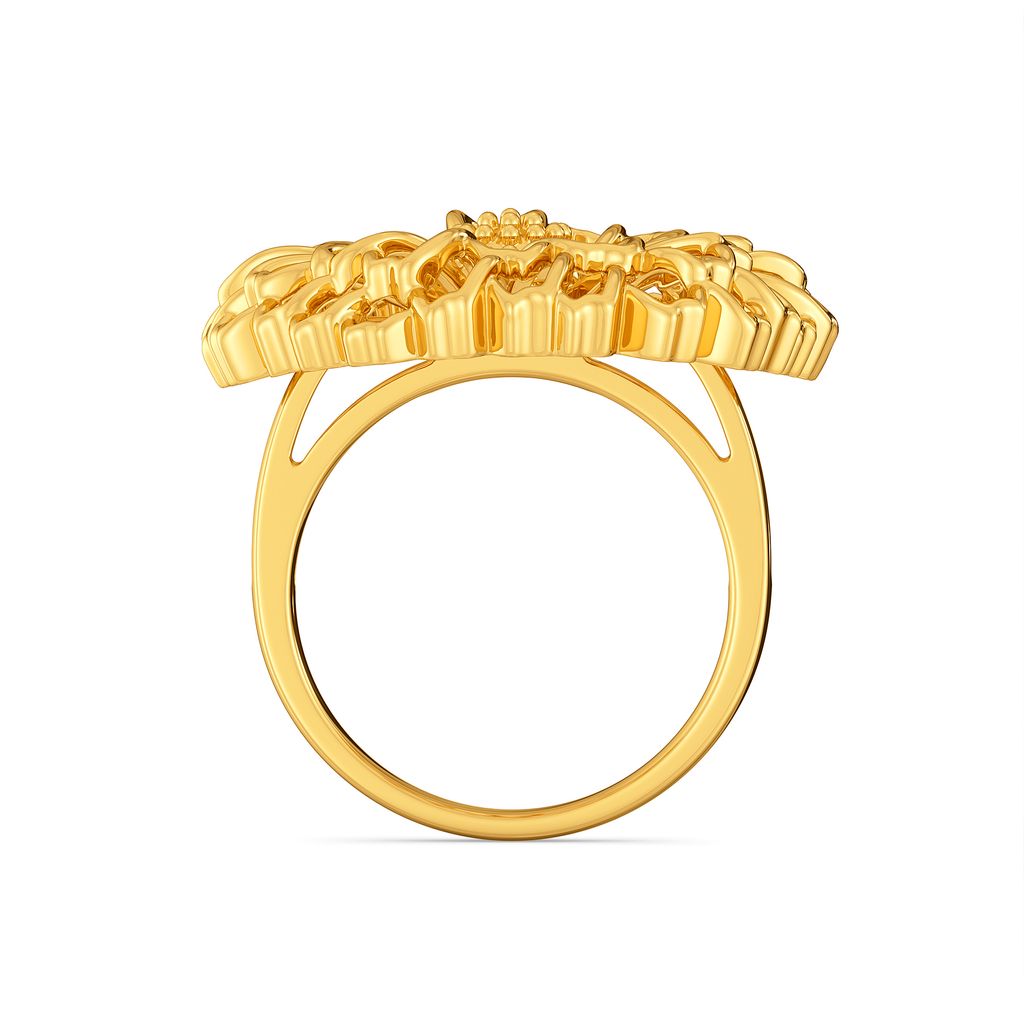 Flower Bouquet Gold Rings image