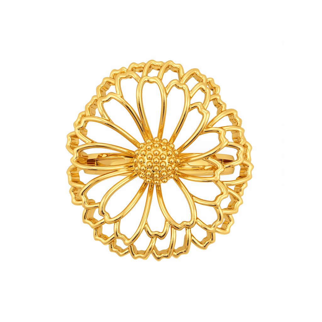 Flower Bouquet Gold Rings image
