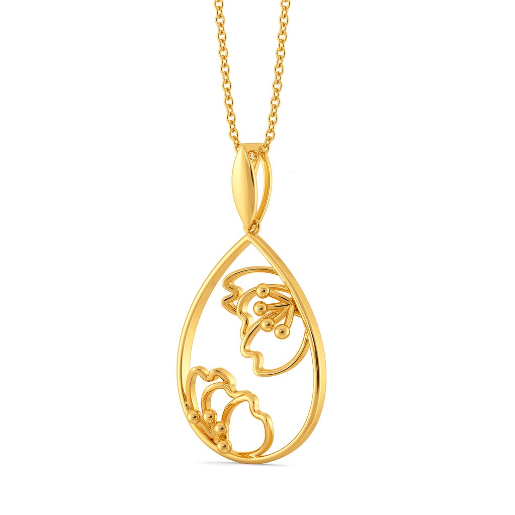 Tulip Together Gold Pendants