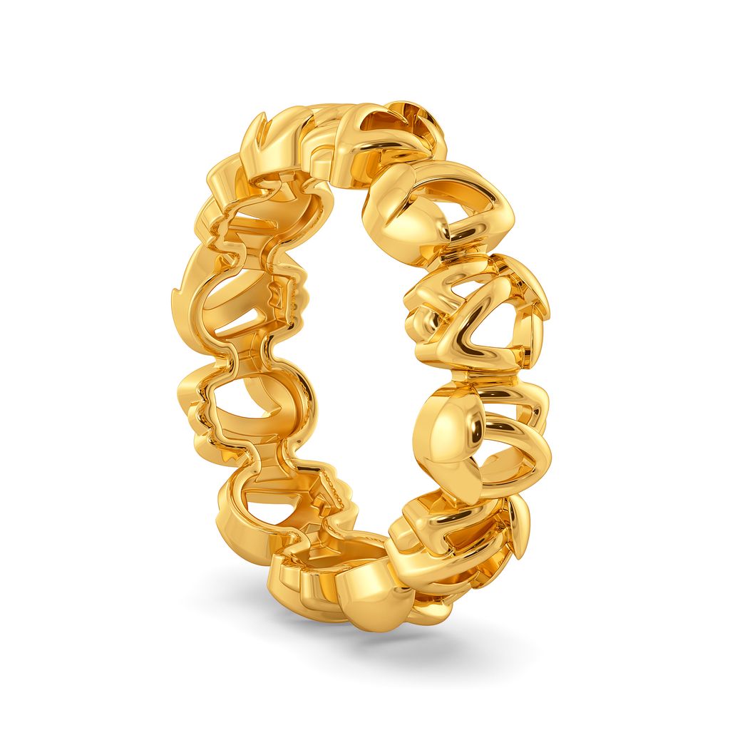 Tune Into Tulip Gold Rings image