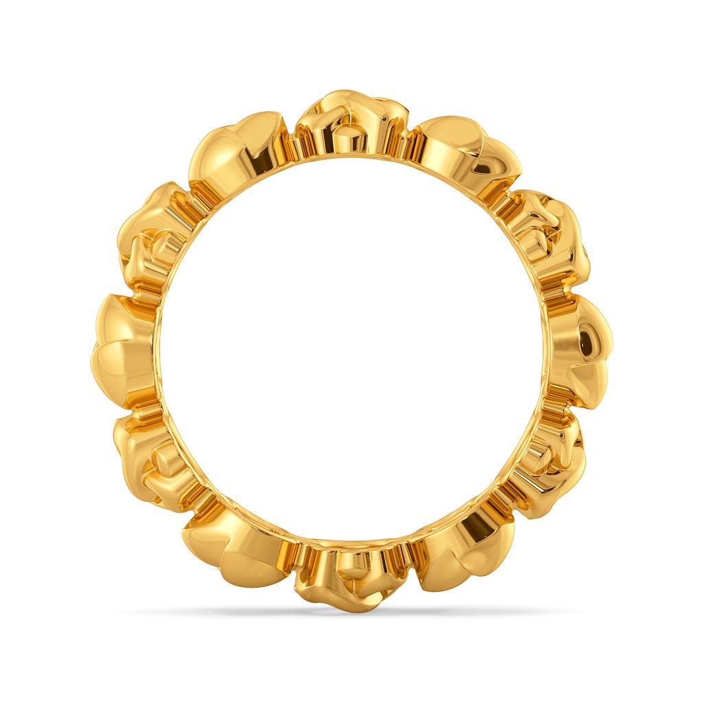 Tune Into Tulip Gold Rings image