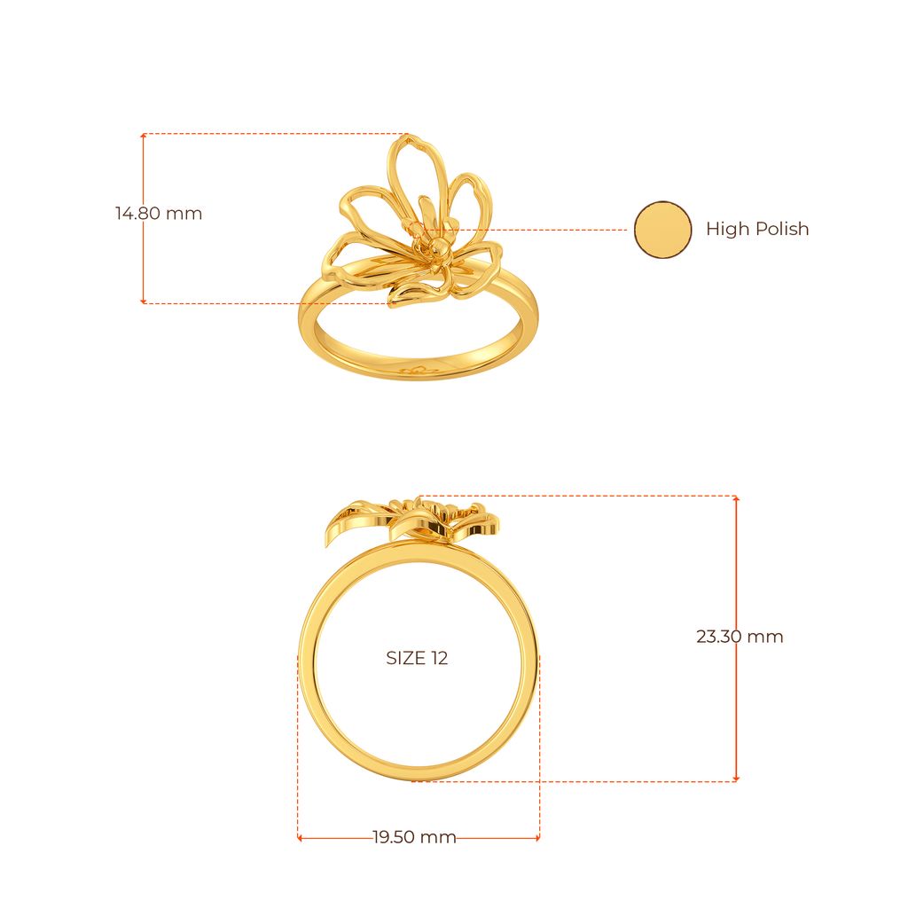 Ode to Orchid Gold Rings image