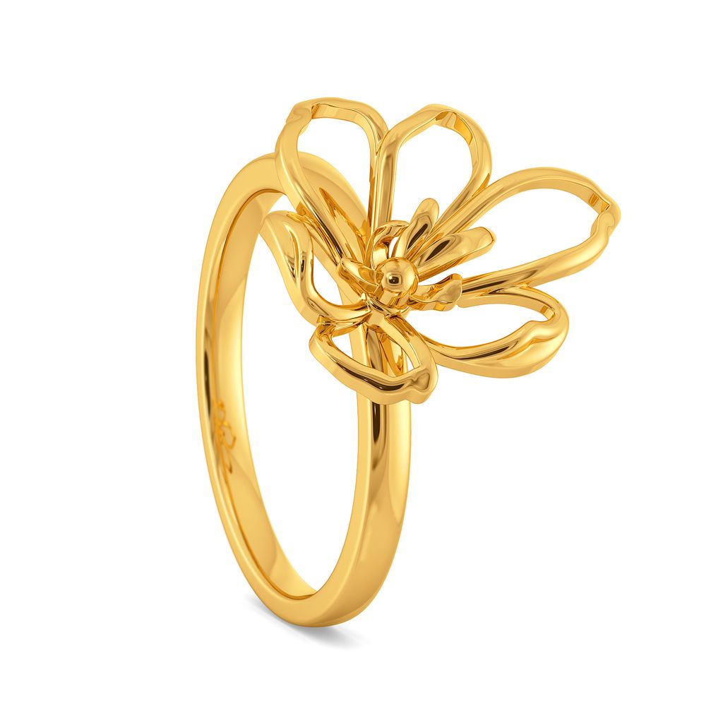 Ode to Orchid Gold Rings image
