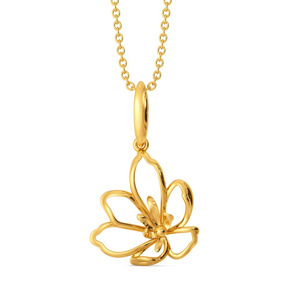 Ode to Orchid Gold Pendants