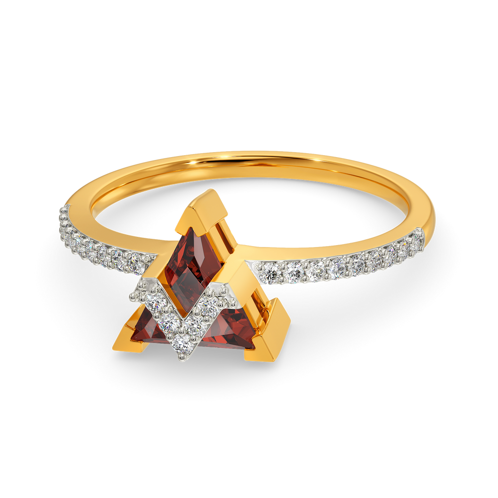 Iconic Garnet Diamond Rings alternate view 2