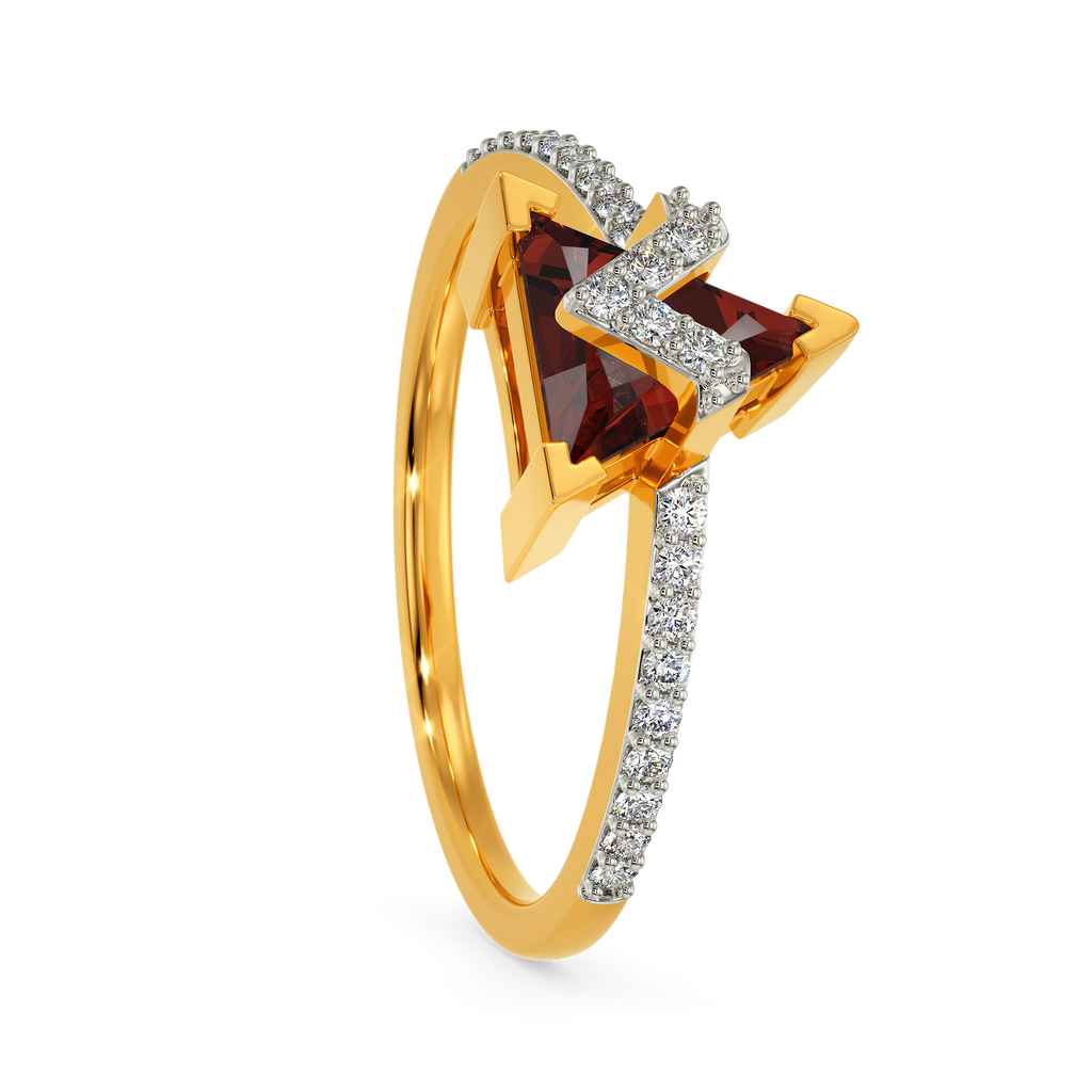 Iconic Garnet Diamond Rings image