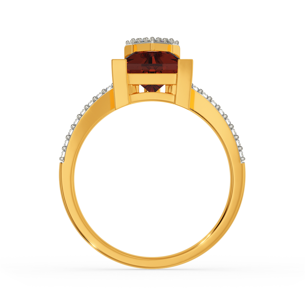 Iconic Garnet Diamond Rings image