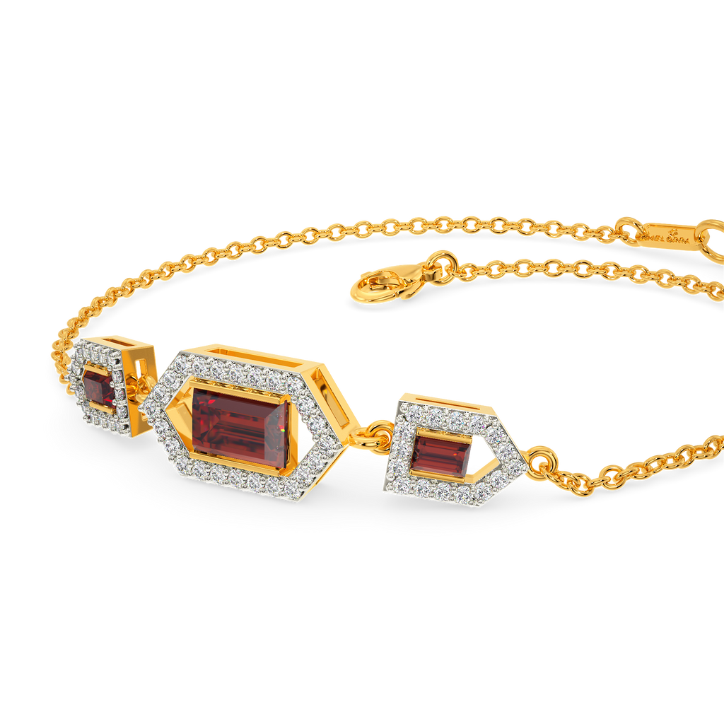 Red Winter Diamond Bracelets