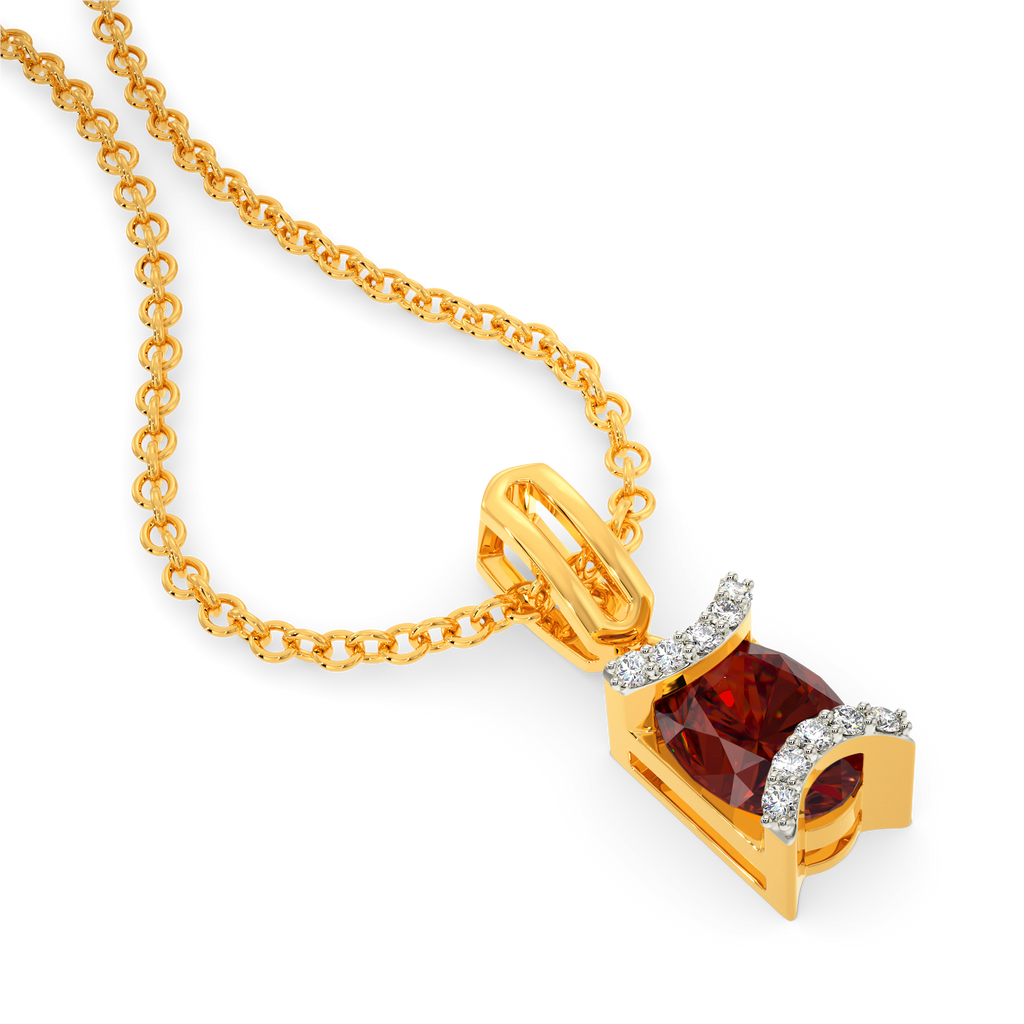 Red Power Diamond Pendants