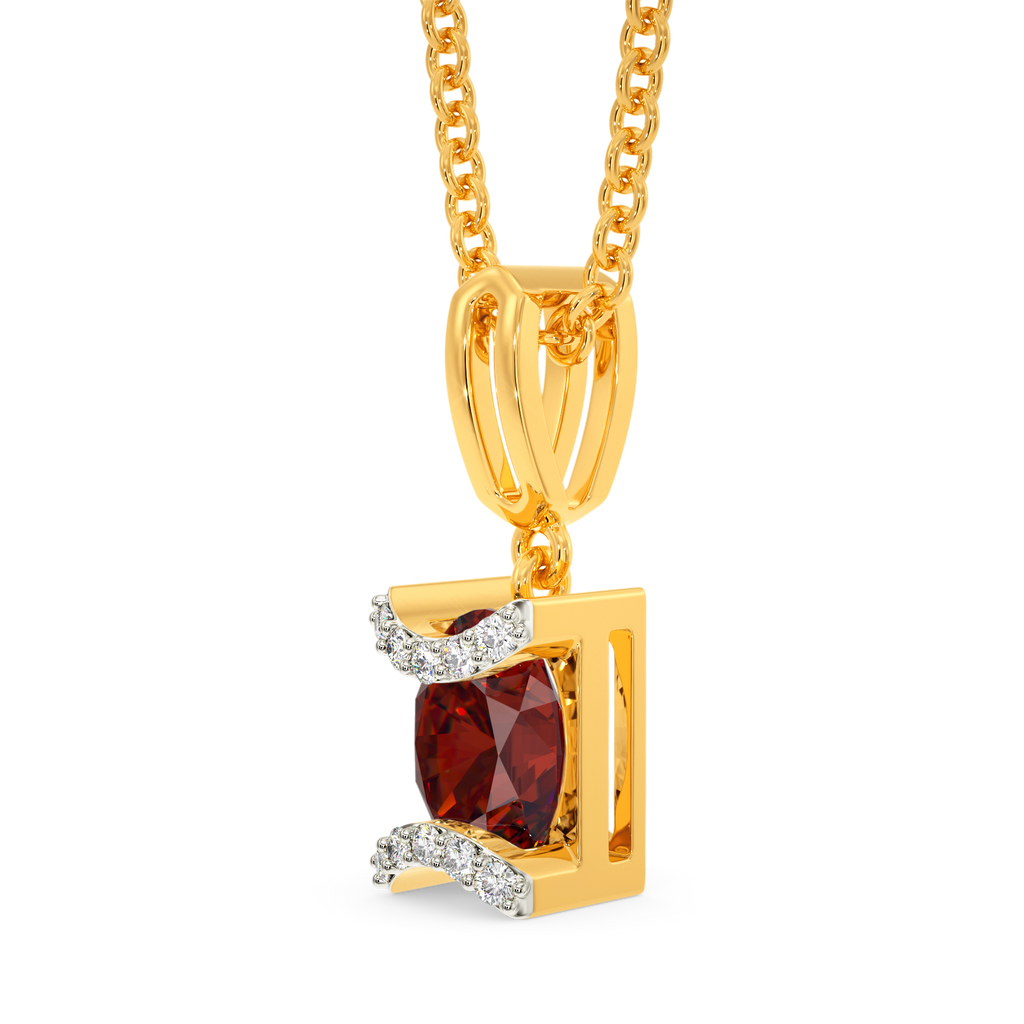 Red Power Diamond Pendants