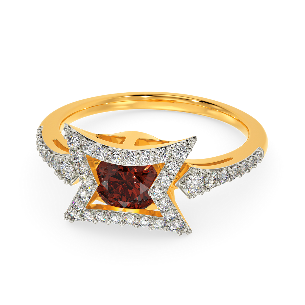Dramatic Red Diamond Rings alternate view 2
