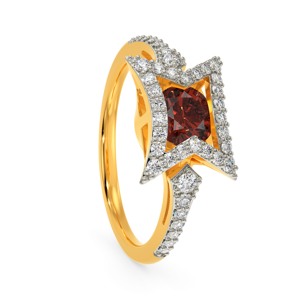 Dramatic Red Diamond Rings image