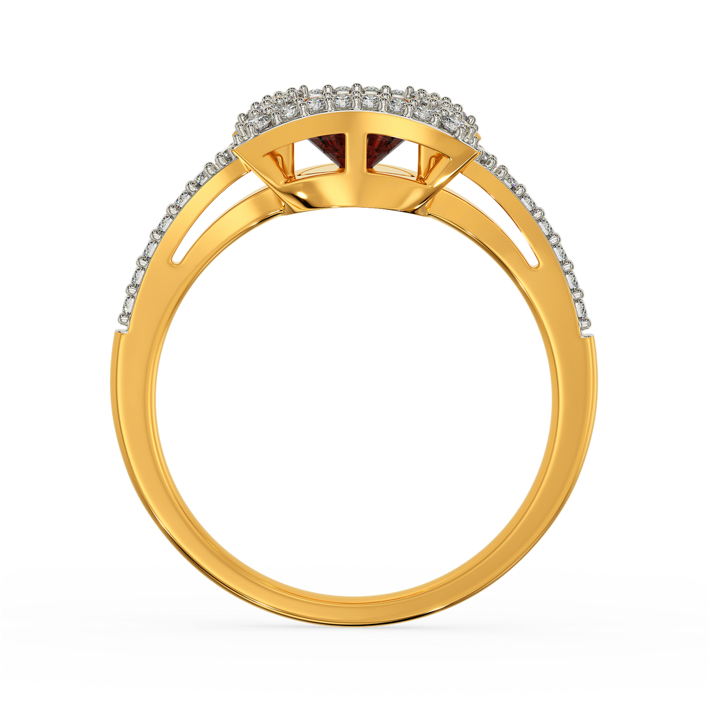 Dramatic Red Diamond Rings image