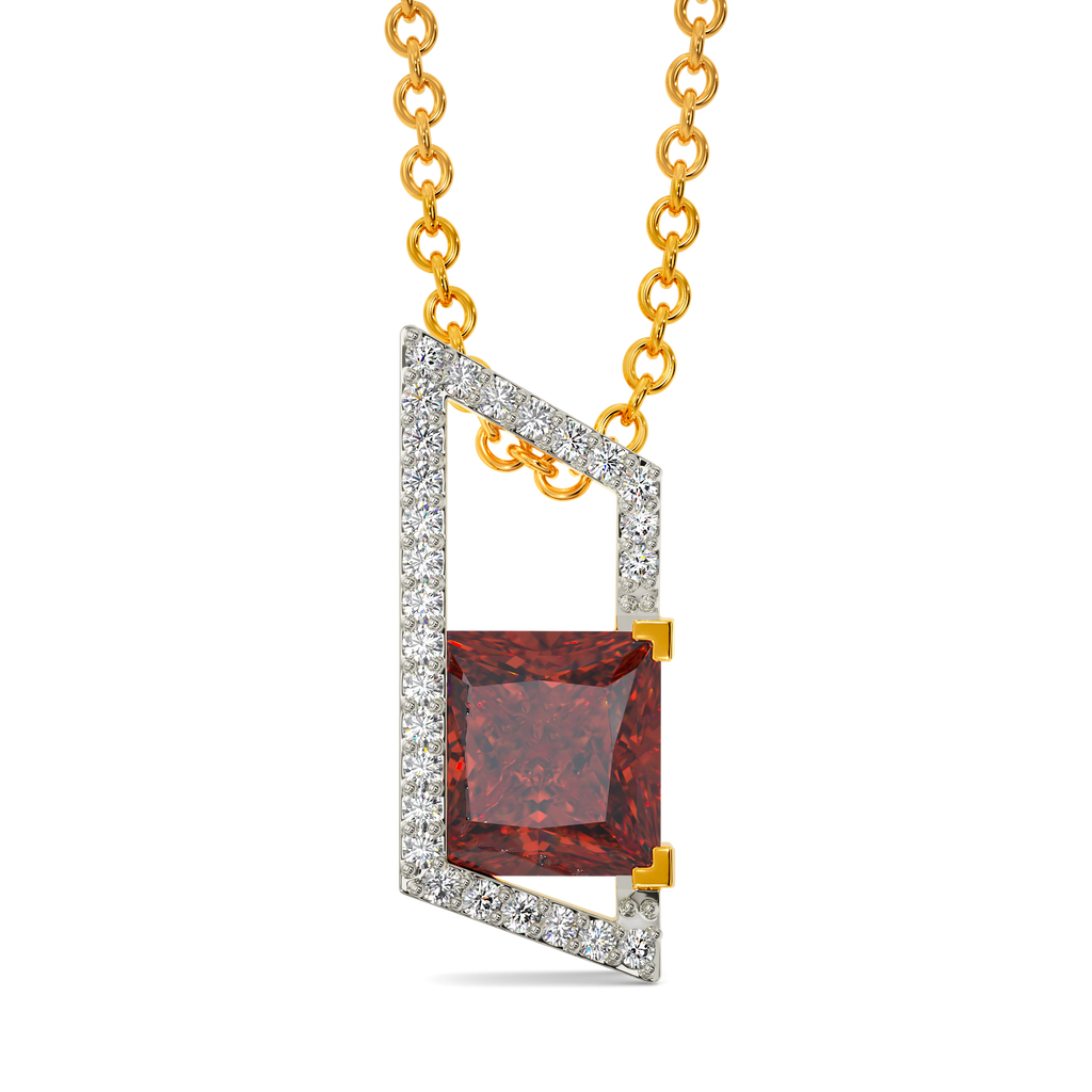 Like Molten Lava Diamond Pendants