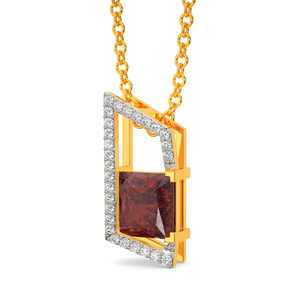 Like Molten Lava Diamond Pendants