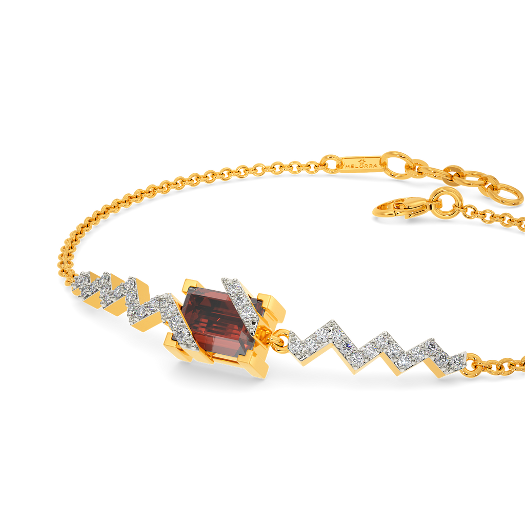 Red Twist Diamond Bracelets
