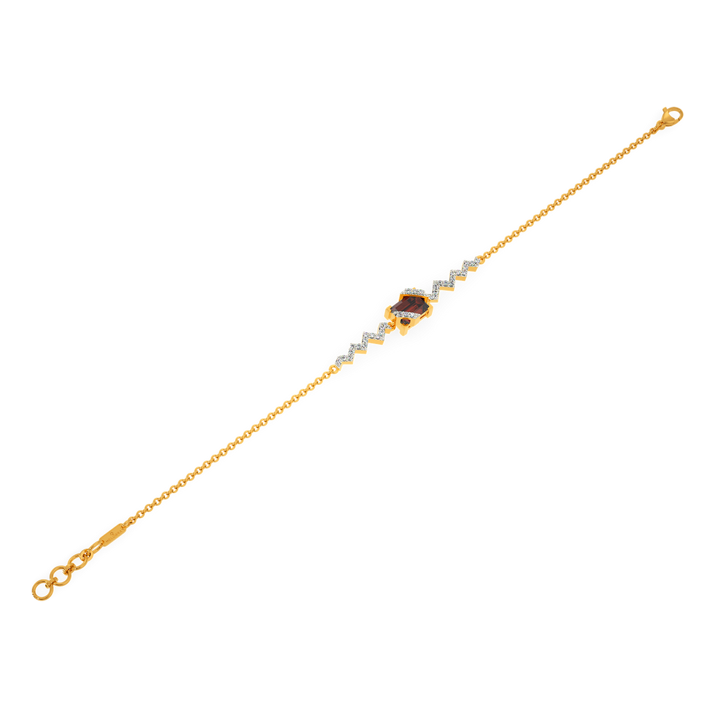 Red Twist Diamond Bracelets
