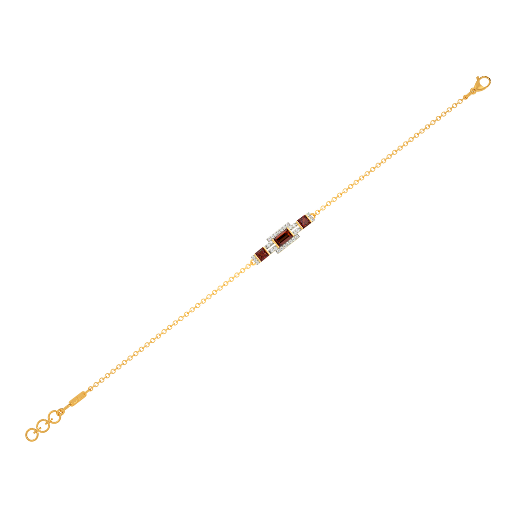 Poppin Red Diamond Bracelets