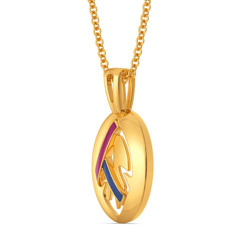Quirky Quills Gold Pendants