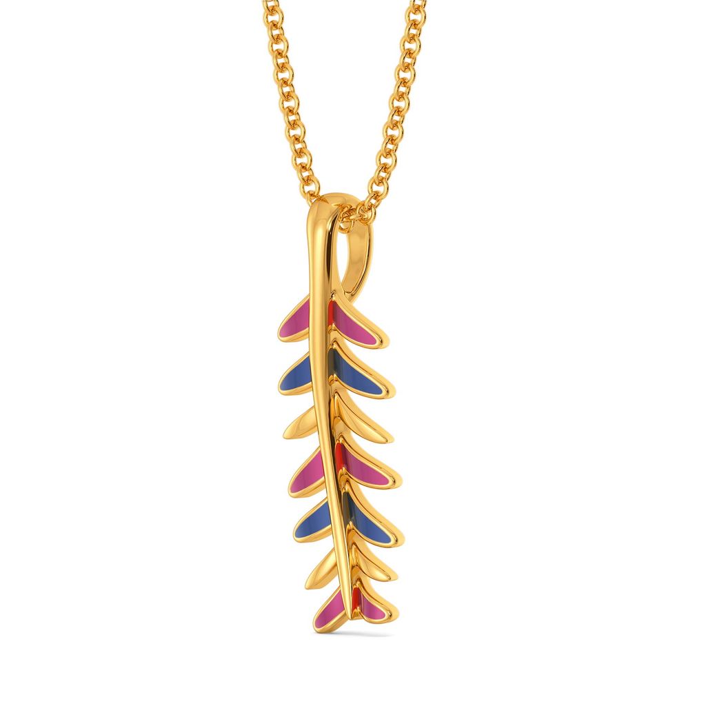 Pop Quills Gold Pendants