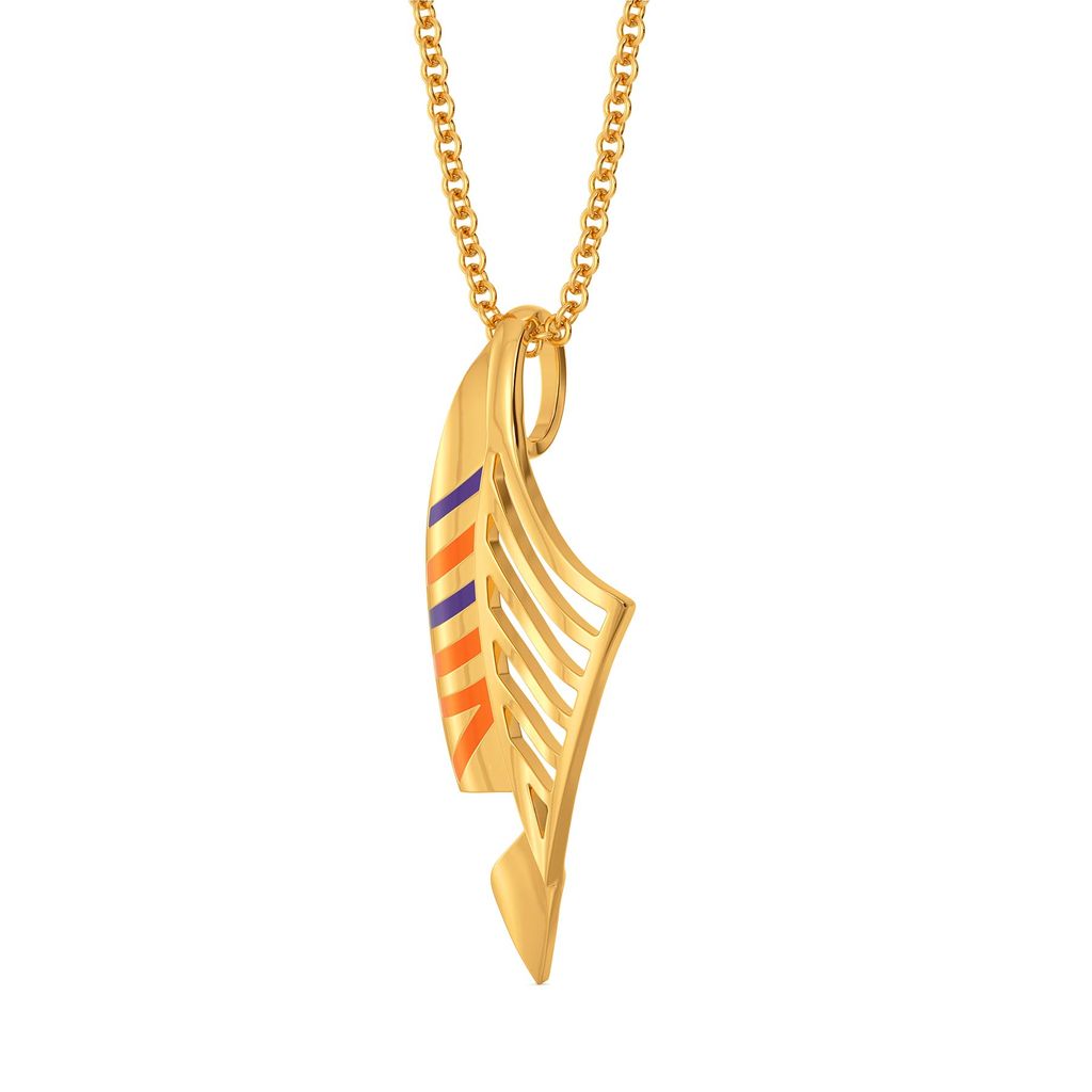 Feather Weather Gold Pendants